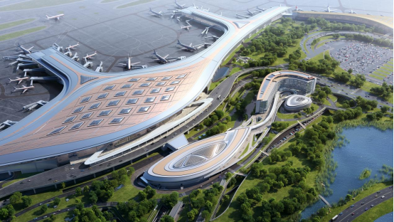 全力冲刺!合肥新桥国际机场综合交通中心建设如火如荼(图1) 3-231026134435314.png