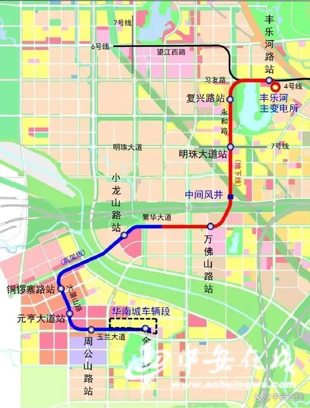 合肥轨道4号线南延线今起空载试运行(图1) 3-2312040S05D46.jpg