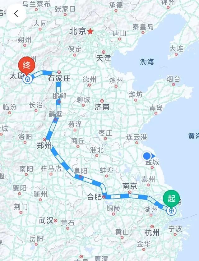 上海-太原的高铁通道有必要建吗?(图5) 上海-太原的高铁通道有必要建吗?(图5)