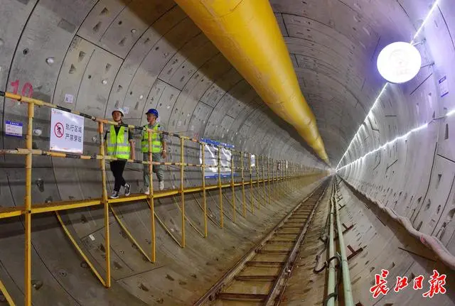 地铁新港线首台盾构机掘进完成,武汉火车站地铁线路将增至4条(图1) 3-240510092U6235.png