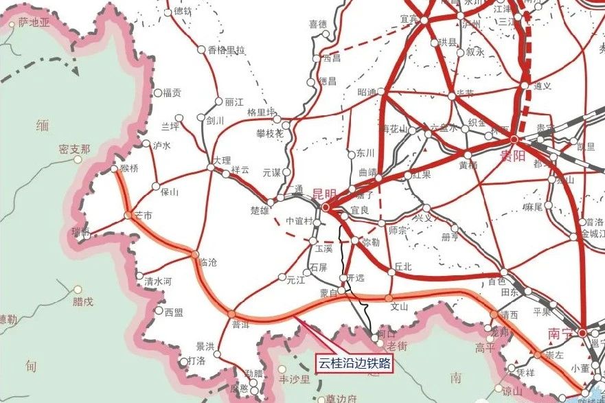 360亿!文山至靖西铁路加快开工前期工作(图1) 360亿!文山至靖西铁路加快开工前期工作(图1)