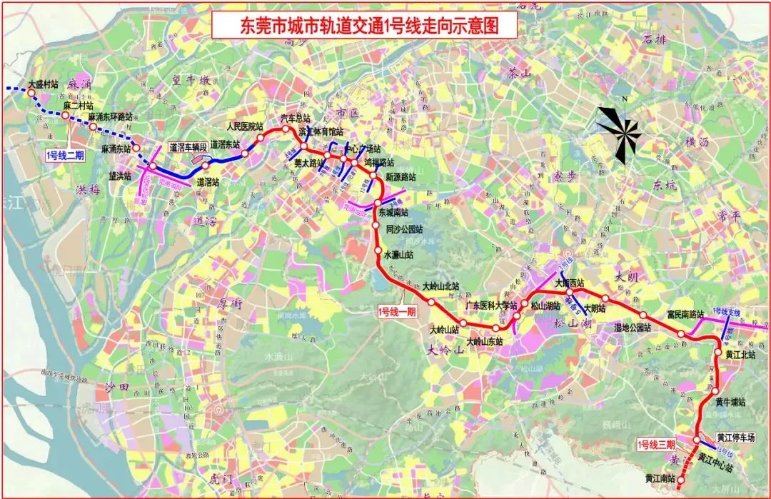 环评公示!东莞地铁1号线与广州地铁5号线未来可无缝换乘(图1) 3-2409200S302510.jpg
