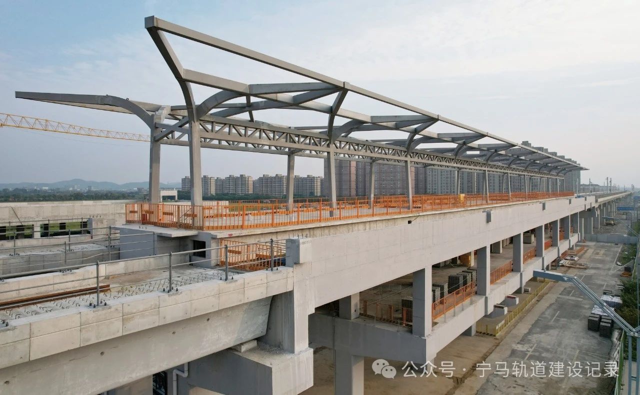 宁马城际铁路(南京段)又一座站点主体土建工程通过联合验收!(图1) 3-2410140S94VM.jpg