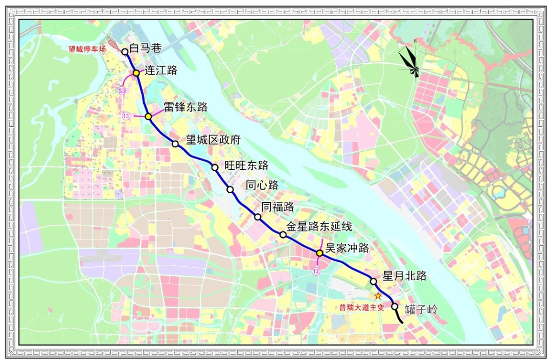长沙地铁4号线北延工程今日开工(图2) 3-2411291615362D.png