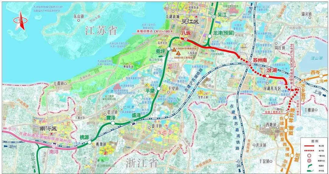 水乡旅游线城际铁路水乡客厅站(不含)至八坼站(含)及衔接工程可行性研究报告获批(图2) 3-2502200ST6160.png