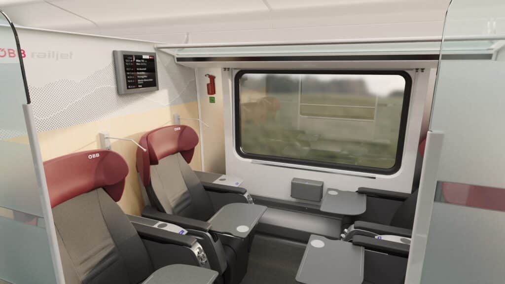 奥地利联邦铁路(ÖBB)将全面升级Railjet列车车厢(图2) 奥地利联邦铁路(ÖBB)将全面升级Railjet列车车厢(图2)