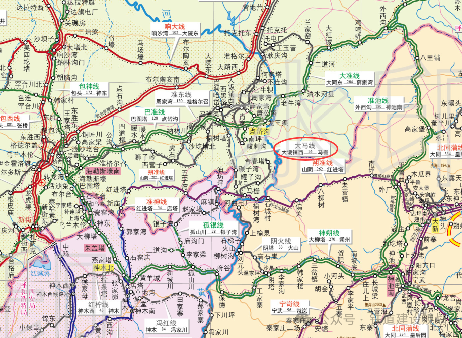 大马铁路线路走向示意图